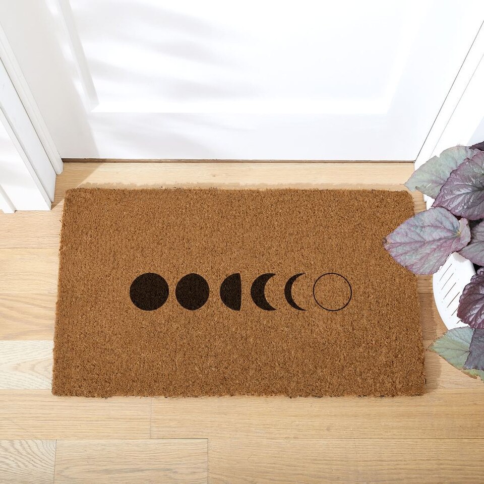 Moon Phase Doormat west elm United Kingdom
